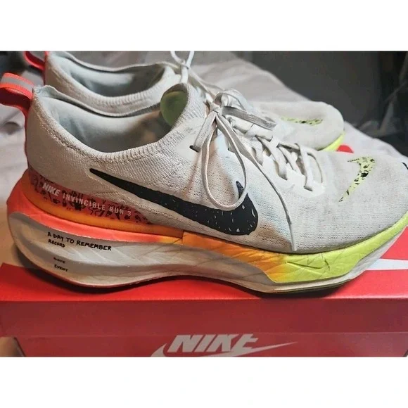 Nike Zoomx Invincible Run FK 3 HF4915-100 Elite Men's Shoes Size 11 White - Picture 4 of 10